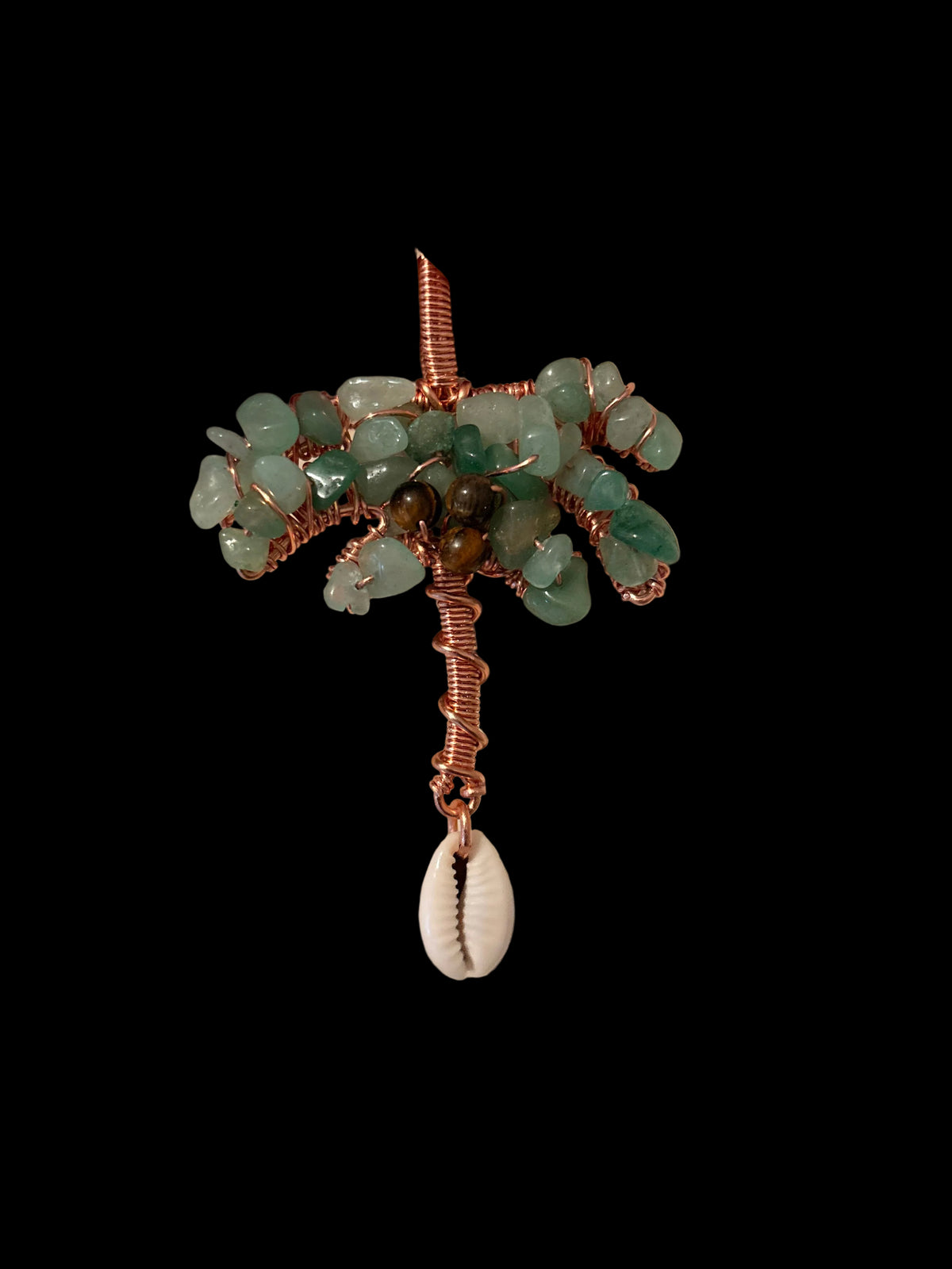 Coconut tree pendant