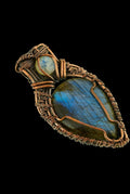 Crystal teardrop pendant(premade!)